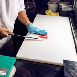 Plastic Cutting Board Sheet, Food Grade HDPE, Natural (White), 1/4 (0.25)  Thick, 24 W x 36 L