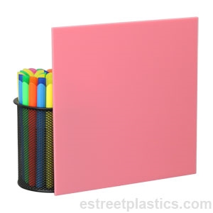 Pink Plexiglass Acrylic Sheet #3199 - 1/8 Thick - VipPlastics